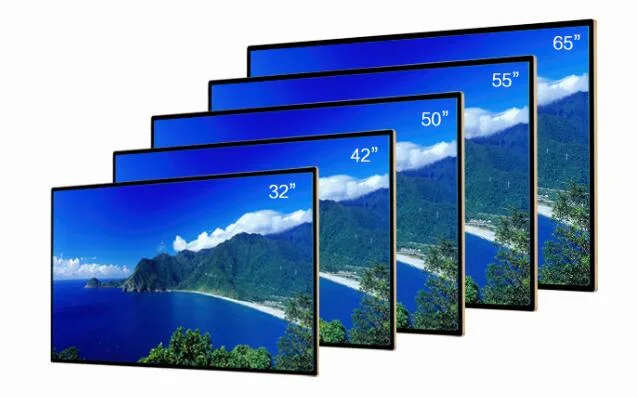 55 polegadas de tela sensível ao toque em um quiosque montado na parede de Digital Signage Player LED painel LCD Exibição de Publicidade