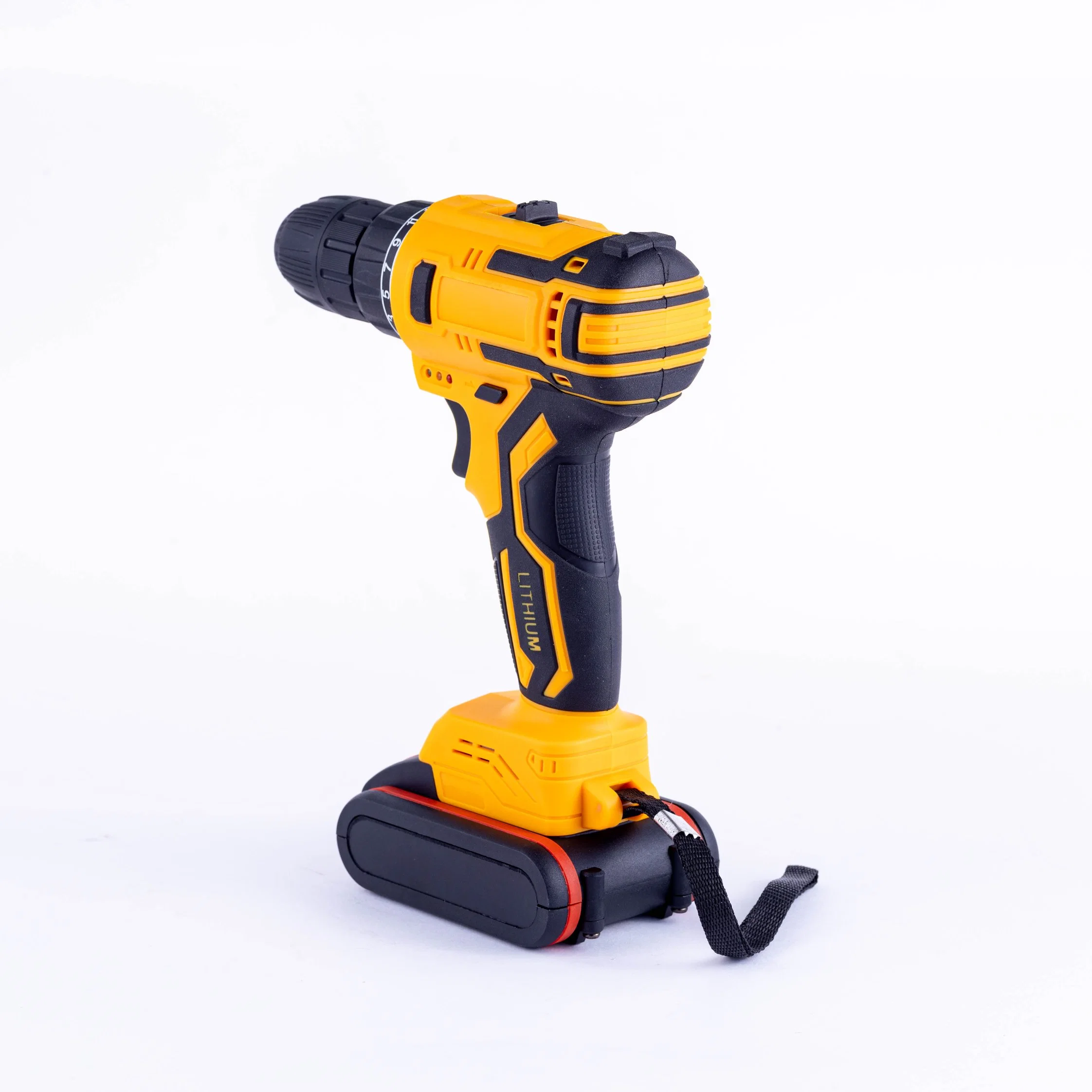 21V Impact Cordless Brushless Compact Drill Electric Tool Power Tool with 2-Speed Lithium-Ion Battery Drill Driver