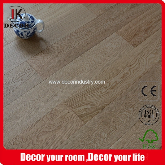 Easy Cleaning Brushed Surface Russian Oak Parquet Engineered Flooring