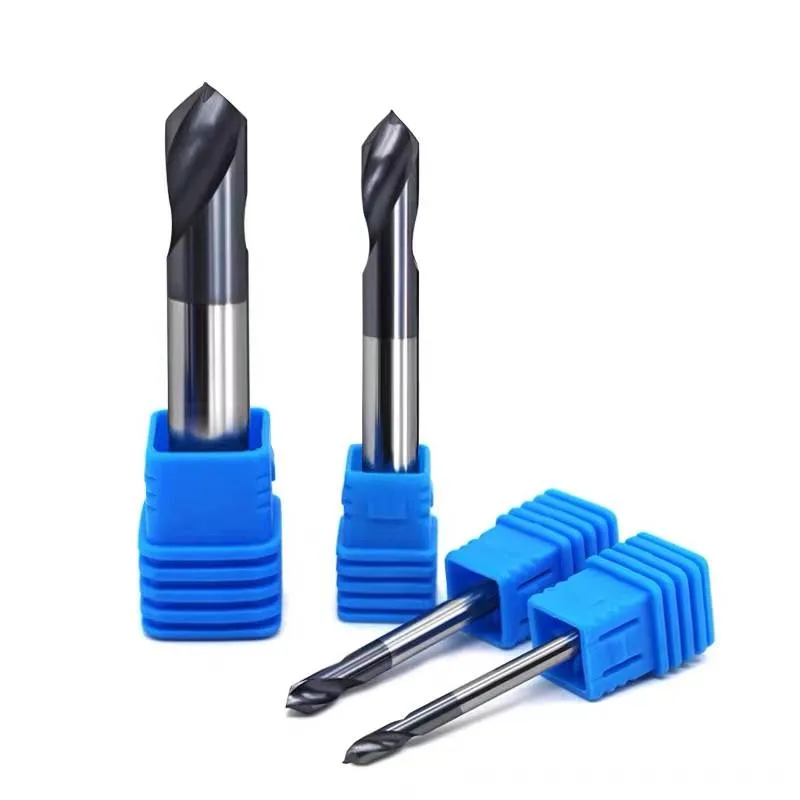 Wyk Changzhou 90 Degree Centering Drill HRC55/60 90 Degree Carbide Drills Solid Carbide Spotting Drill Bits for High Hardened Steels Cutting Tools