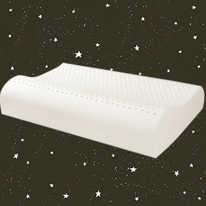 Latex Foam Bed Pillow for Sleeping: Firm Bedding Pillows - Soft Bedroom Pillow for Side Sleepers