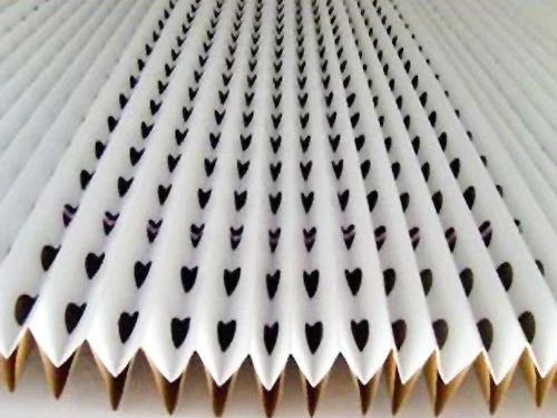 Accordion Painting Pleated Furnace Filters Brown Craft Paper