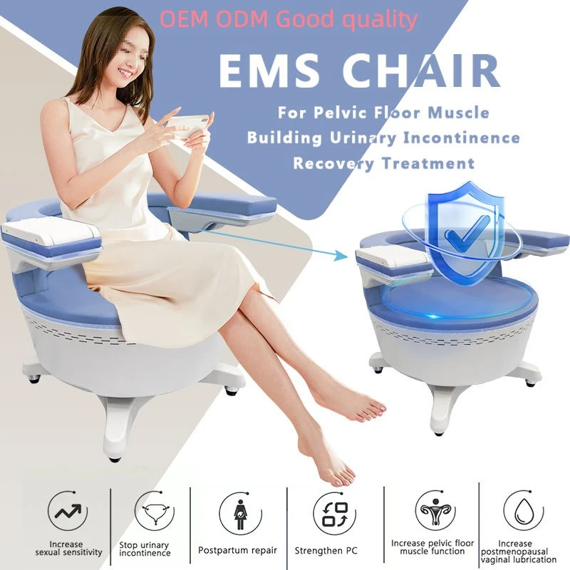 Electroimán EMS músculo del piso pélvico Entrenamiento postparto tratamiento de la próstata Masaje Silla Urinary Incontinence Butt Lift