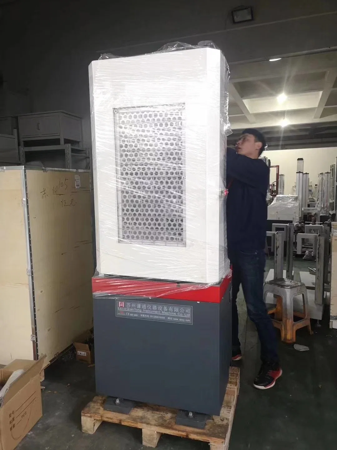 Double Column Computer Servo High Precision Steel Wire Strength Testing Equipment