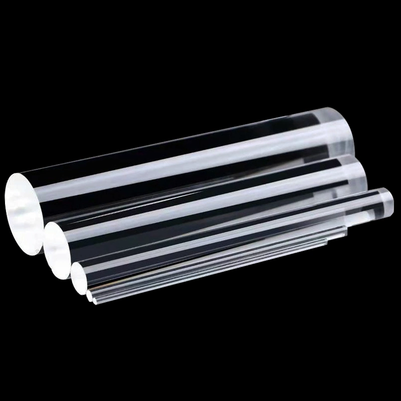 Clear Fused Silica Quartz Glass Heat-Resisting Rod