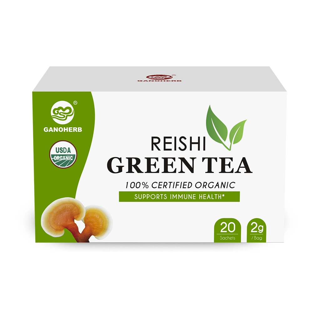 Natural Organic Ganoderma Lucidum Green Tea Health Care Drink