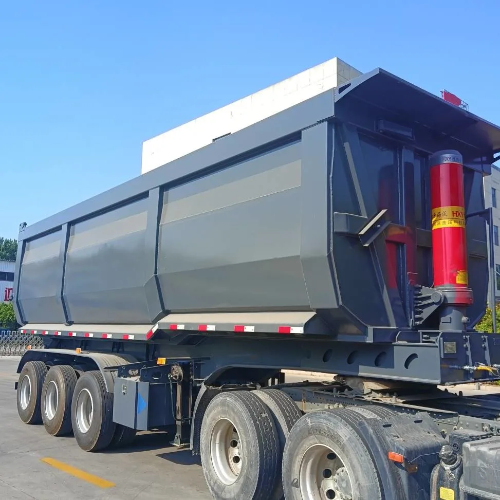 40cbm Kohle Sand Boden Transport Dump Truck Kipper Semi Trailer