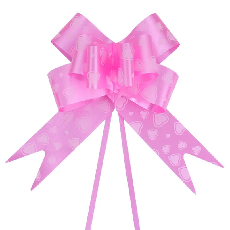 2023 Wholesale/Supplier Polypropylene Gift Ribbon Bows Pull Flower Ribbon Bows for Christmas Decoration