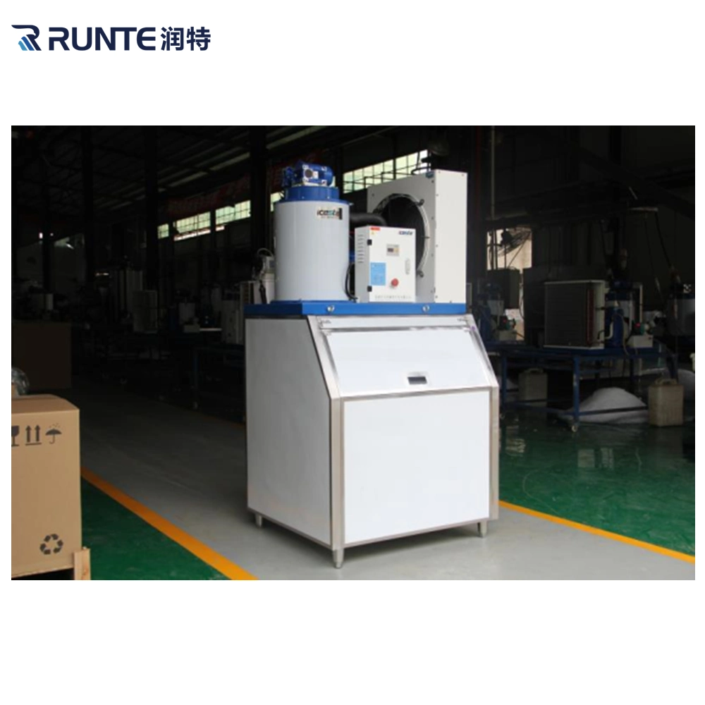 Runte High quality/High cost performance  Long Warranty Energy Saving Intelligent 2 Tons Industrial Flake Ice Maker Making Machine for Sale