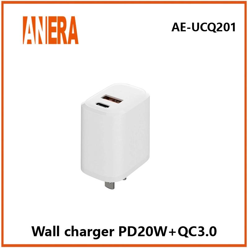 Cargador rápido de estilo nuevo EP de la UE de 20 W/US/RU USB Adaptador de alimentación Cargador de pared C Cargador de móvil para el teléfono 14 Pro Max 13 12 11 X Teléfono