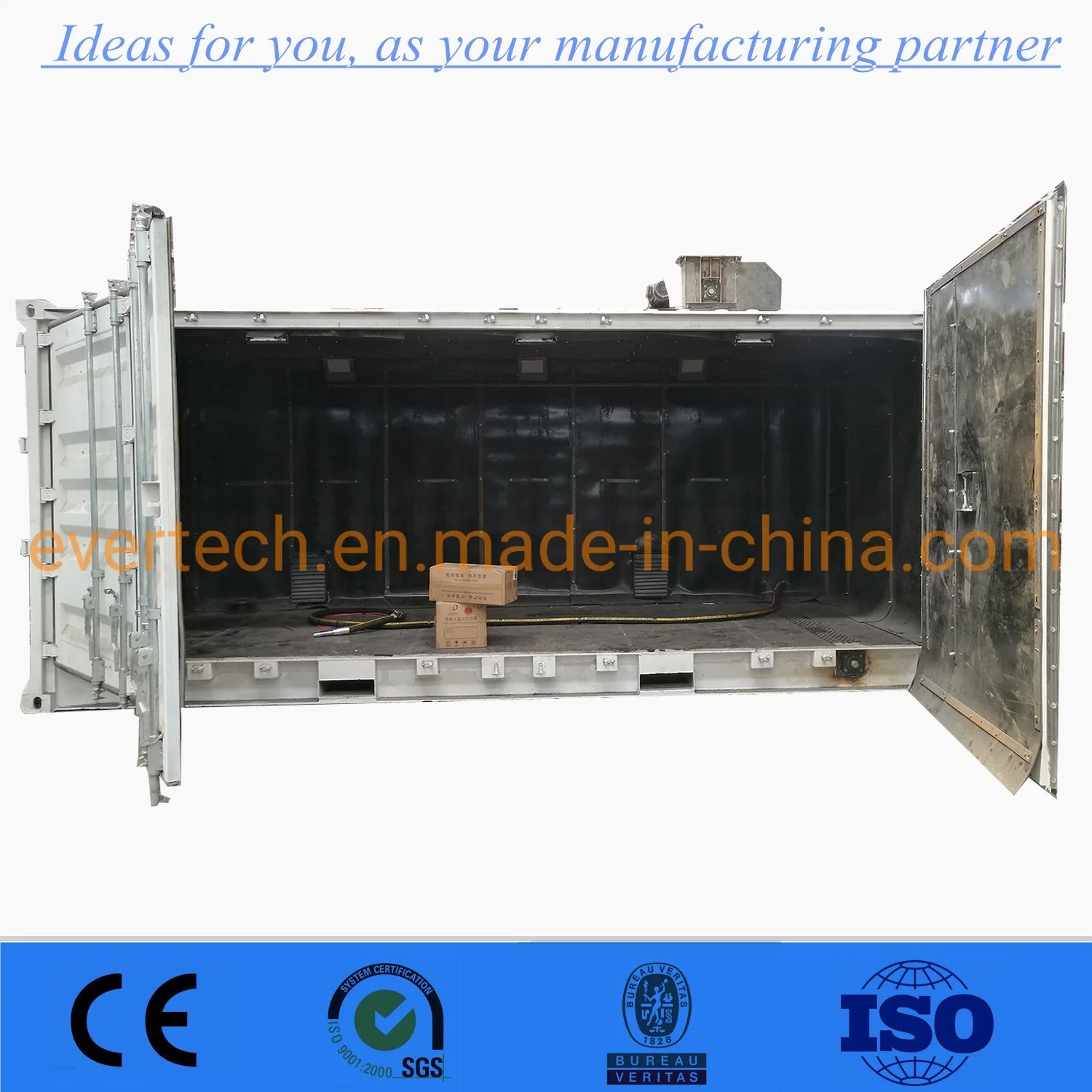 Dustless Container Sandblasting Booth / Shot Blasting Room