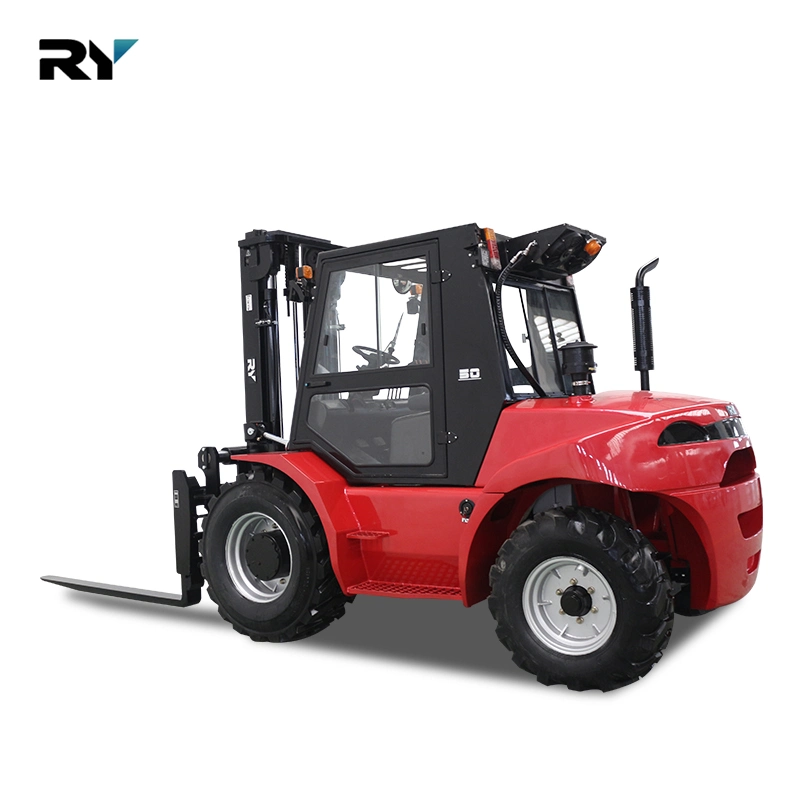 3000-6000 Adjustable Royal Standard Export Packing All Terrain 2WD Forklift