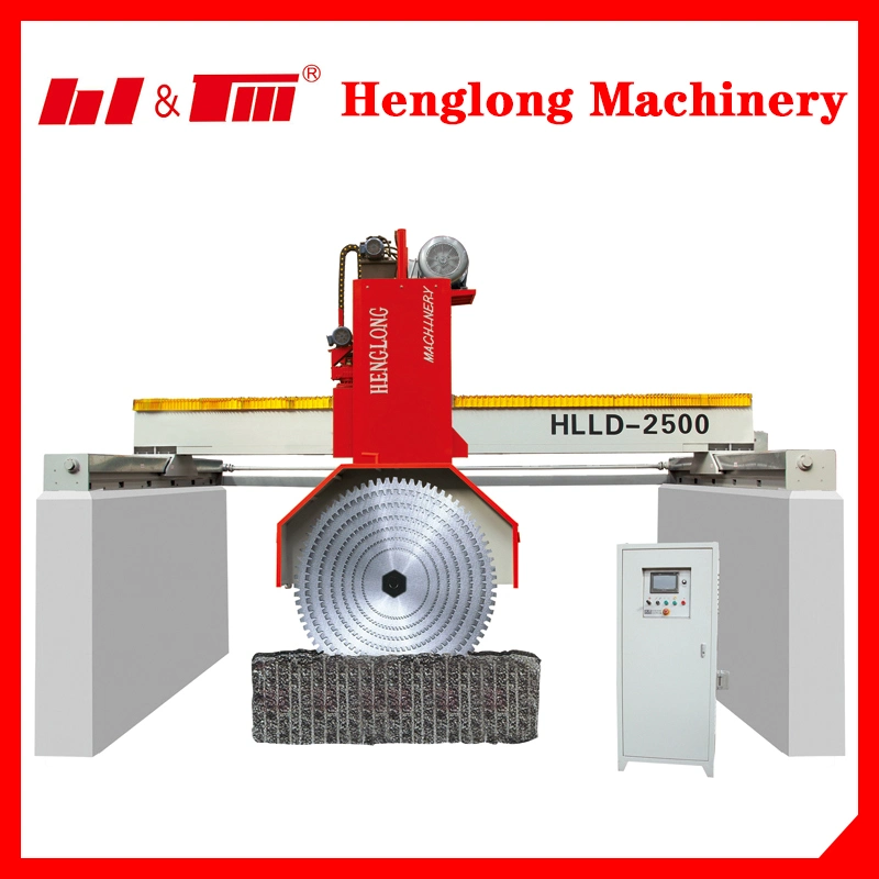 Hlld-2500 Stone Henglong Automatic Slicing Granite Block Bridge Cutting Machine