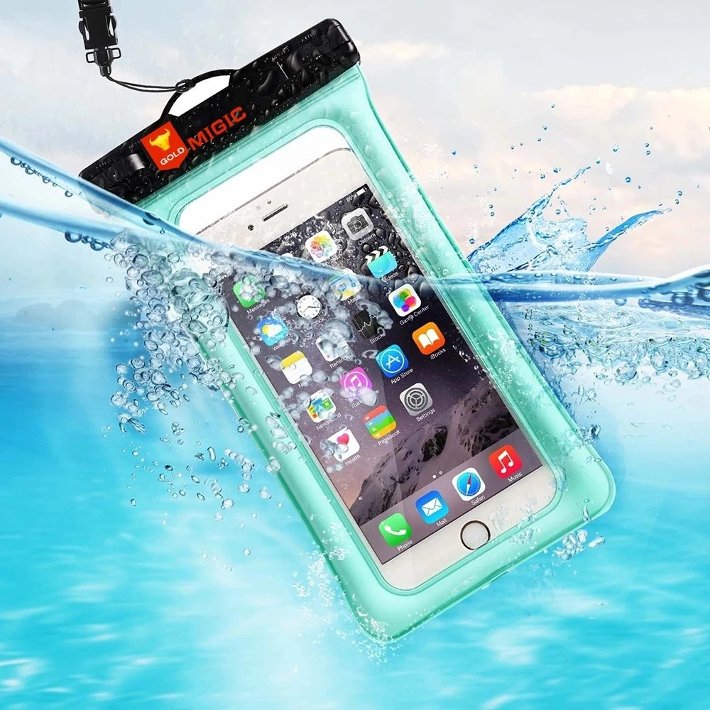 Customize Logo Ipx8 PVC Camping Floating Swimming Drifting Universal Case with Mobile Phone Waterproof Pouch Bags