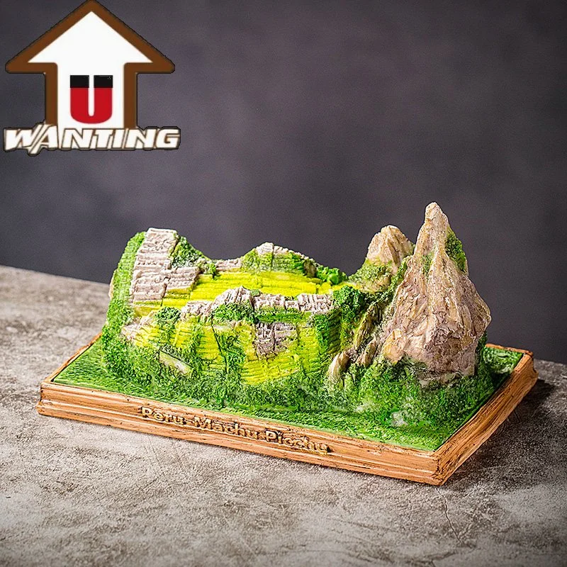 High quality/High cost performance  3D Building Model Machu Picchu Home Decoration Travel Souvenir Gift