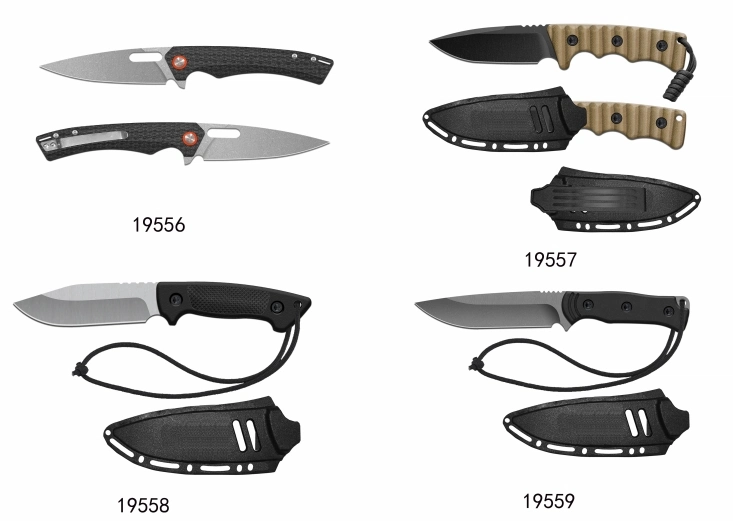 Piscina personalizadas da faca da Ferramenta Ax quatro conjuntos de facas