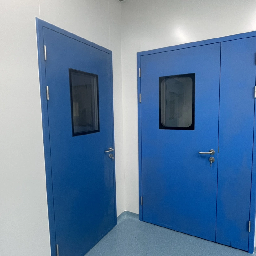 Steel Modular Clean Room Metal Doors for Clean Room, Medical, Hospital, Laboratory