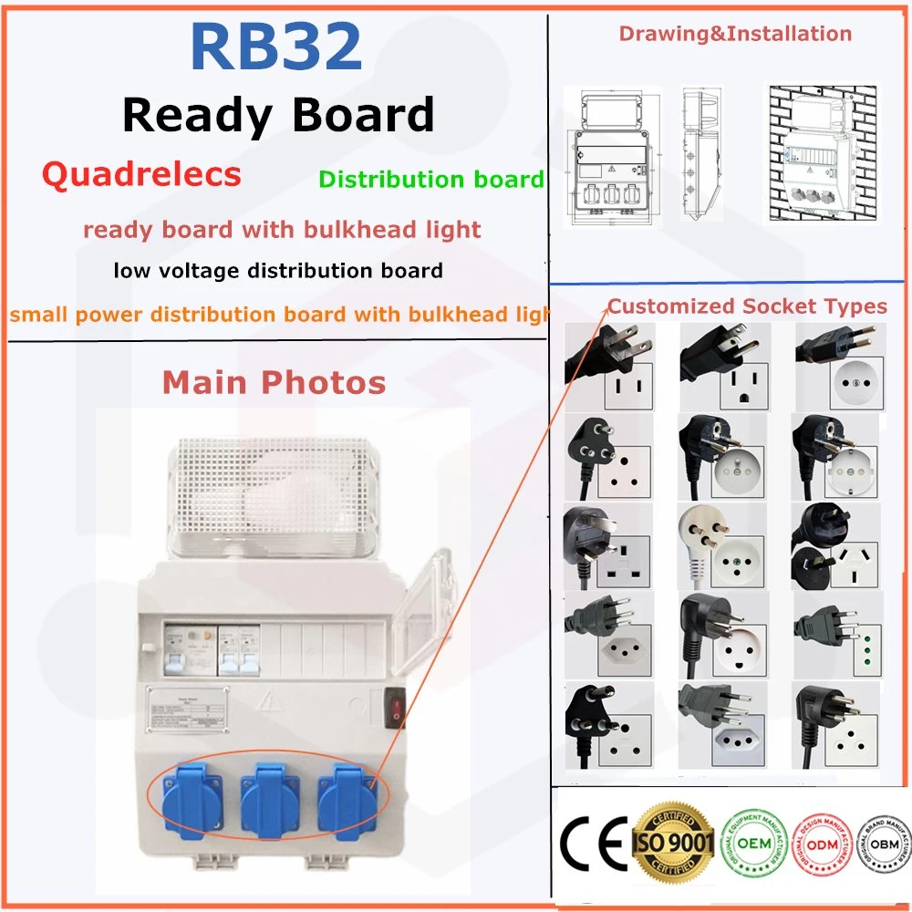 Ready Board Power Supply with USB Port with Bulkhead LED Light