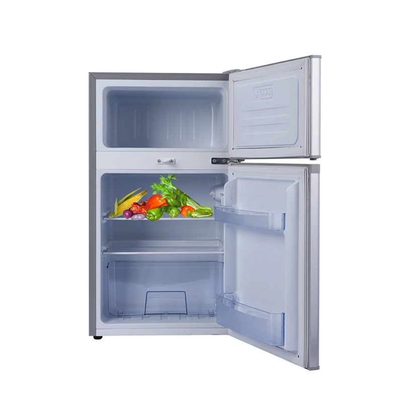 Bcd-108 100litros refrigeradores solares puertas dobles, la parte superior congelador