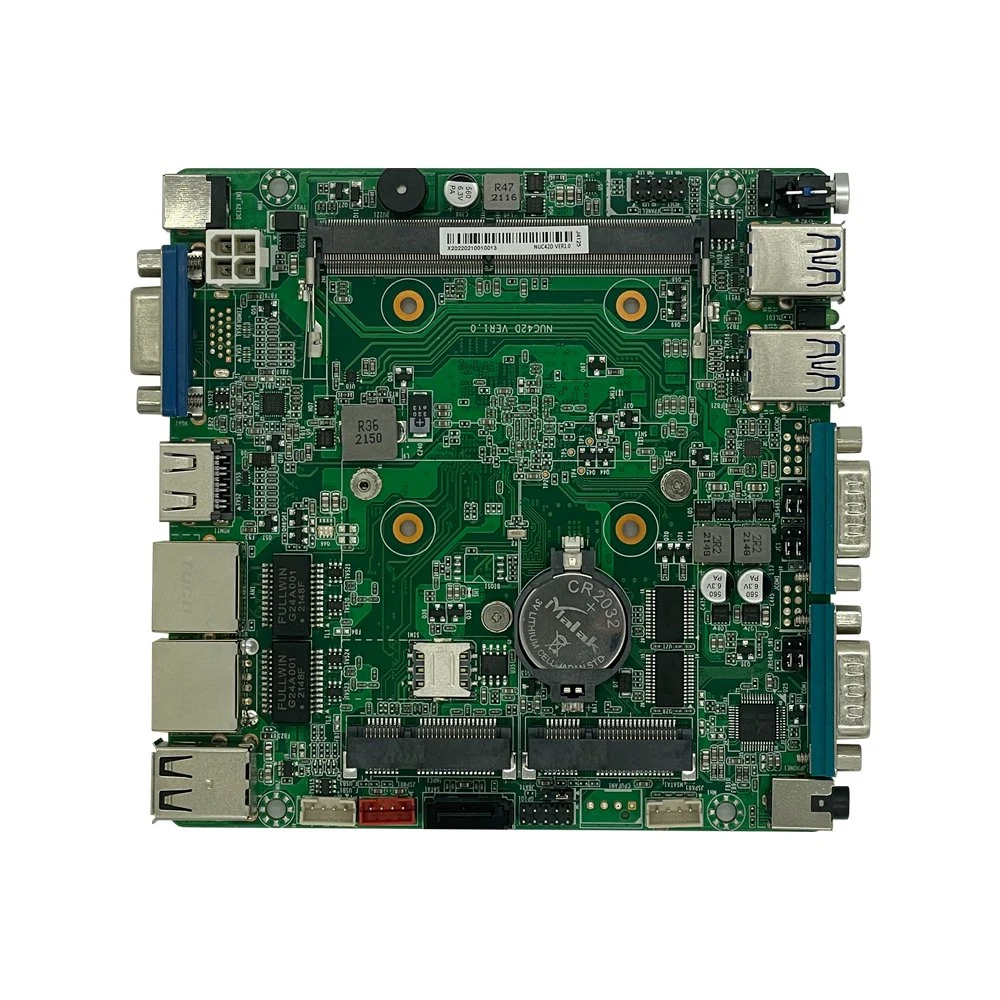 Carte mère nano ITX, carte mère Quad Core Dual Ethernet J4125, carte mère principale