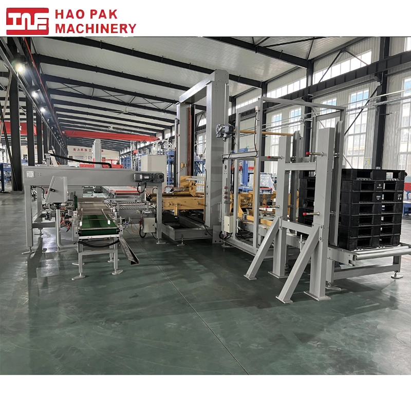 High Speed Palletizing Production Line Stacking Stacker Robot Palletizer Machine with Low Price