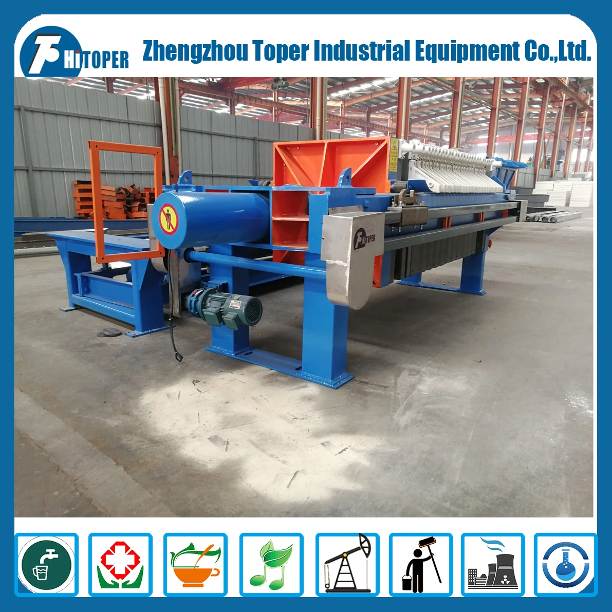 Continuous Work Multi Sludge Dewatering Filter Press