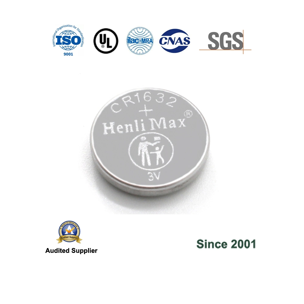 Henli Max cr1632 primaire de la pile bouton au lithium 3 V de la pile bouton