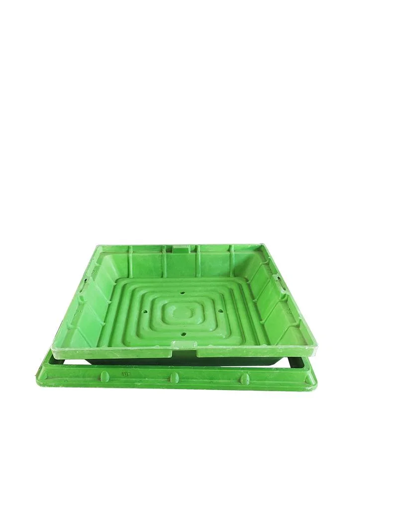 FRP Composite Resin Grass Round and Square Circle Outdoor Water Drain Manhole Cover