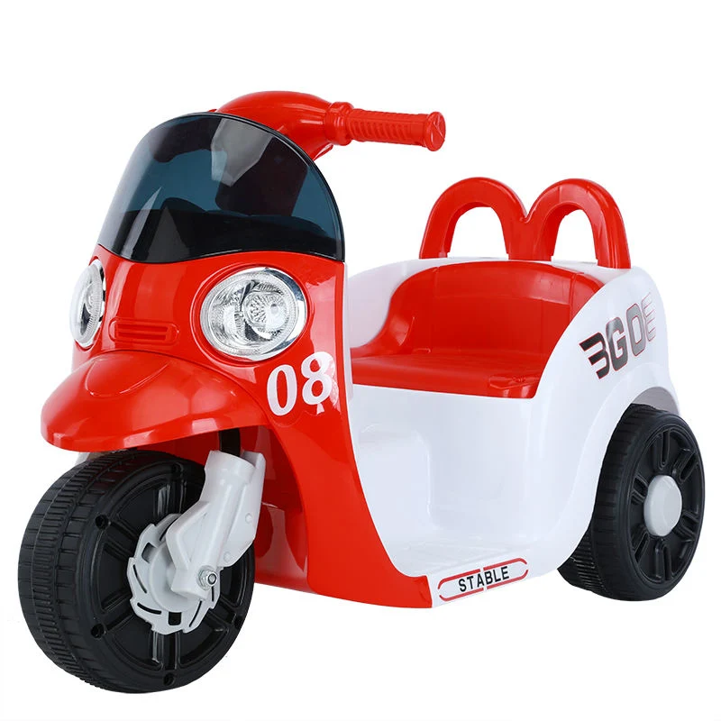 Lovely Baby Ride on Car Battery Operated Motorcycle with LED Lights/Three-Wheel Mini Kids Electric Motorbike with Remote Control