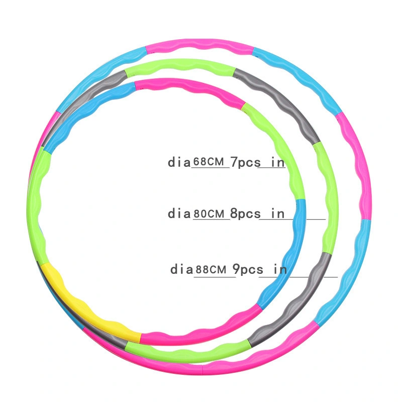 Perder peso conveniente interior destacável plástico Hula Hoop