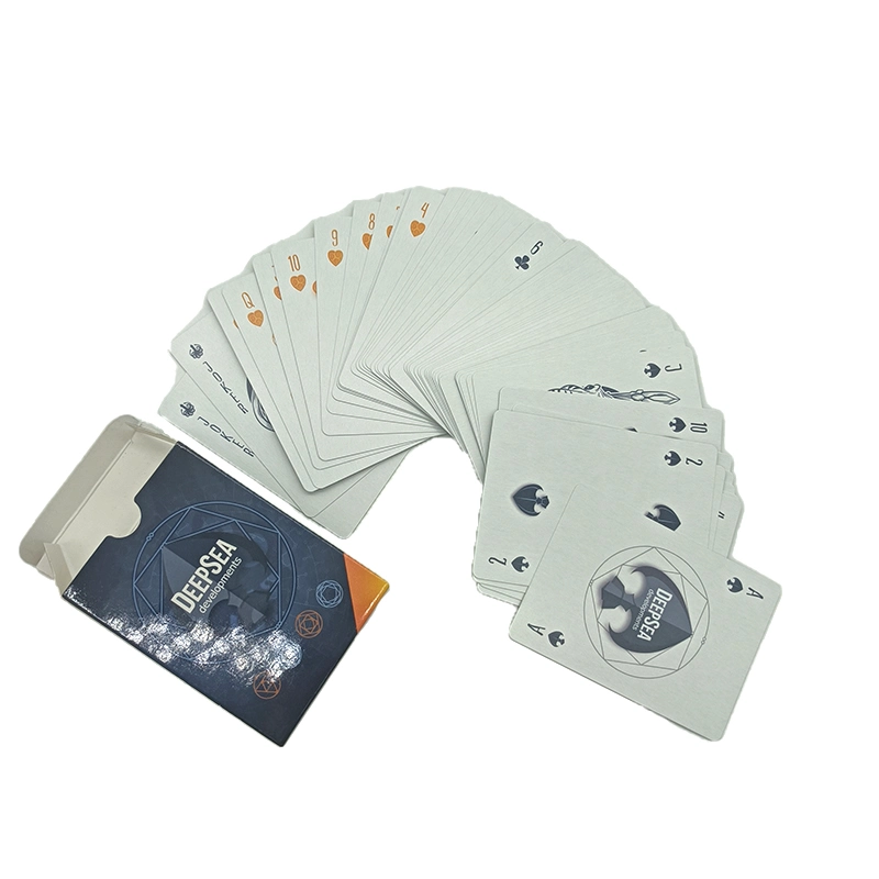 Cartes de jeu de cadeaux publicitaires personnalisées cartes de poker pour enfants Cartes à jouer en papier