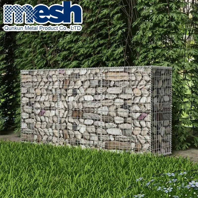 Galfan decorativos soldada de acero galvanizado de pared Gabion