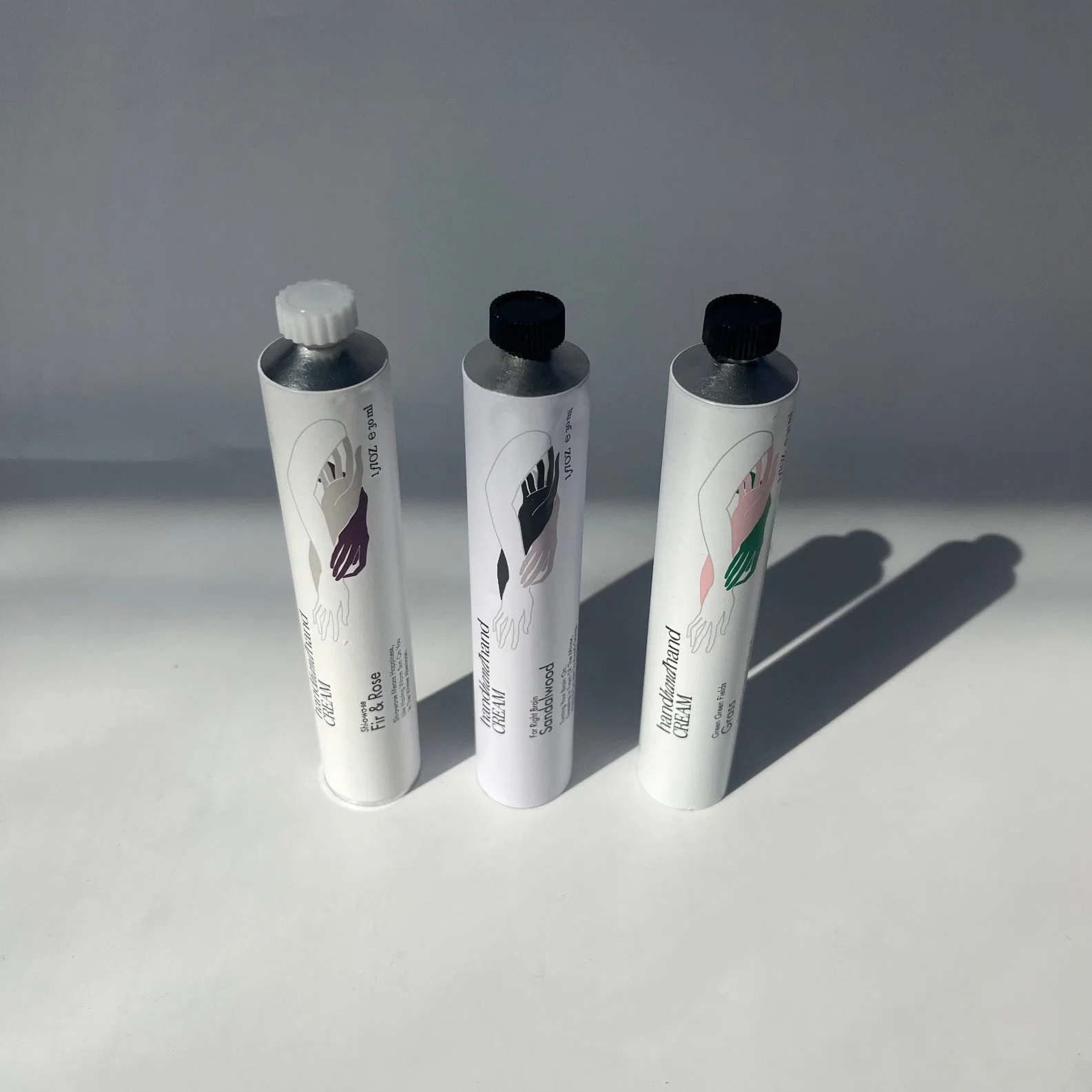 Basic Customization Processing and Customizing 30ml Silver Sheet Metal Hand Cream Hair Dye Toothpaste Pet Nutrition Pet Packaging Aluminum Tube