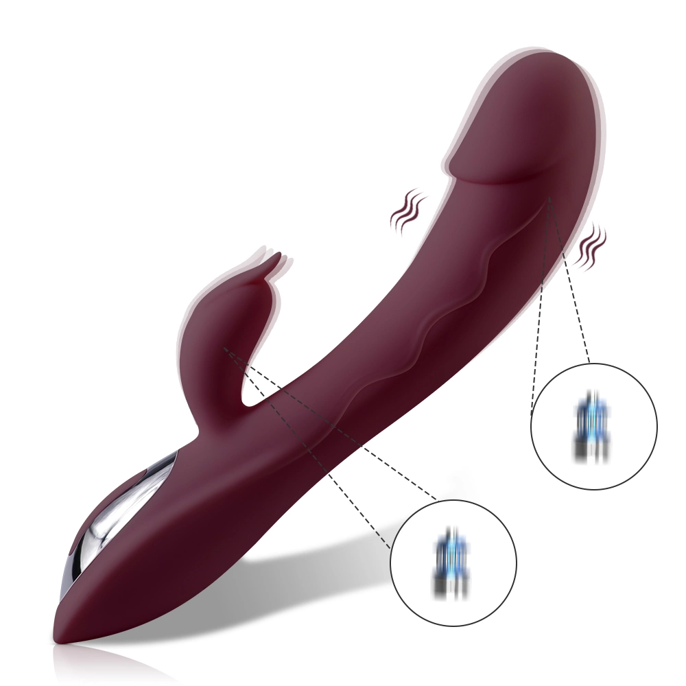 Herramientas de conejo Herramientas de máquina de mano sexual USB recargable impermeable Con 7 poderosos modos Juguetes adultos para mujeres placer