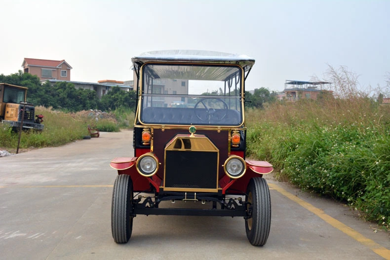 Environmentally Friendly Battery Powered Electric Tourist Shuttle Car