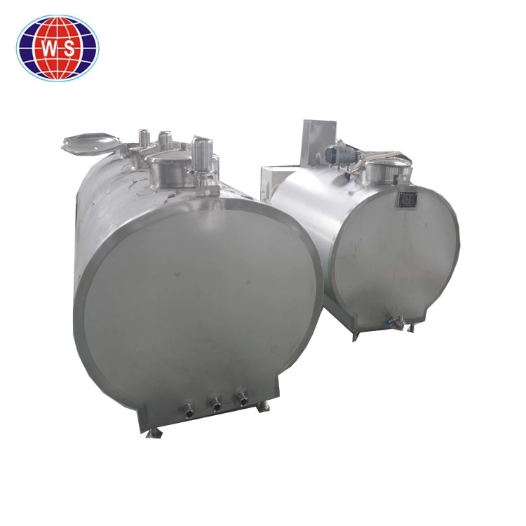 200-12000L Industrial Dairy Milk Processing Machinery Stainless Steel Cooling Storage Tank Milk Cooling Equipment