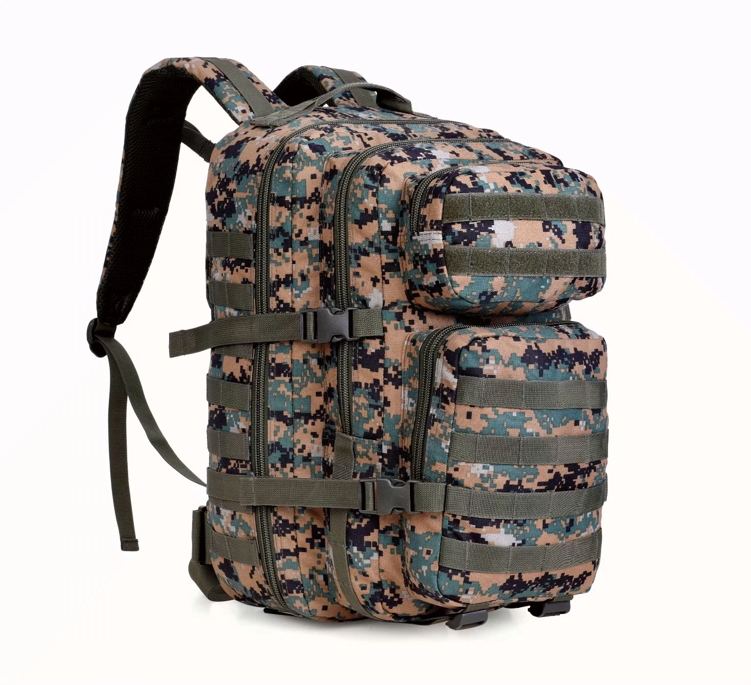 Militärische Art Schulter Angriff Armee taktische Outdoor-Kampf 50L Tarnmuster Laptop-Gepäckrucksack