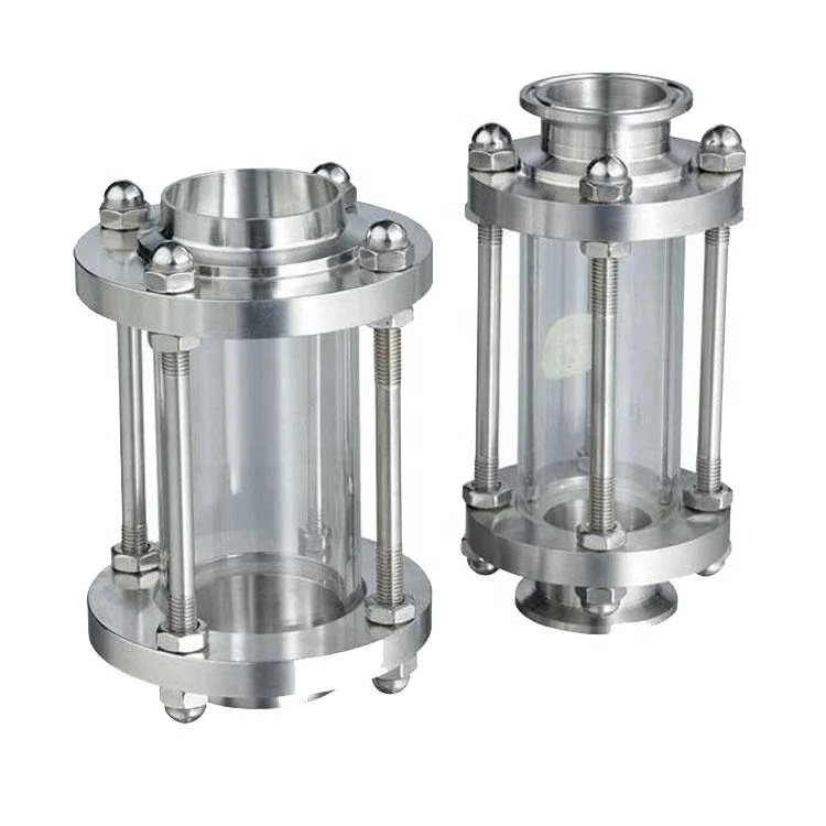 DN125 Stainless Steel SS304 Hygienic Union Type Sight Glass