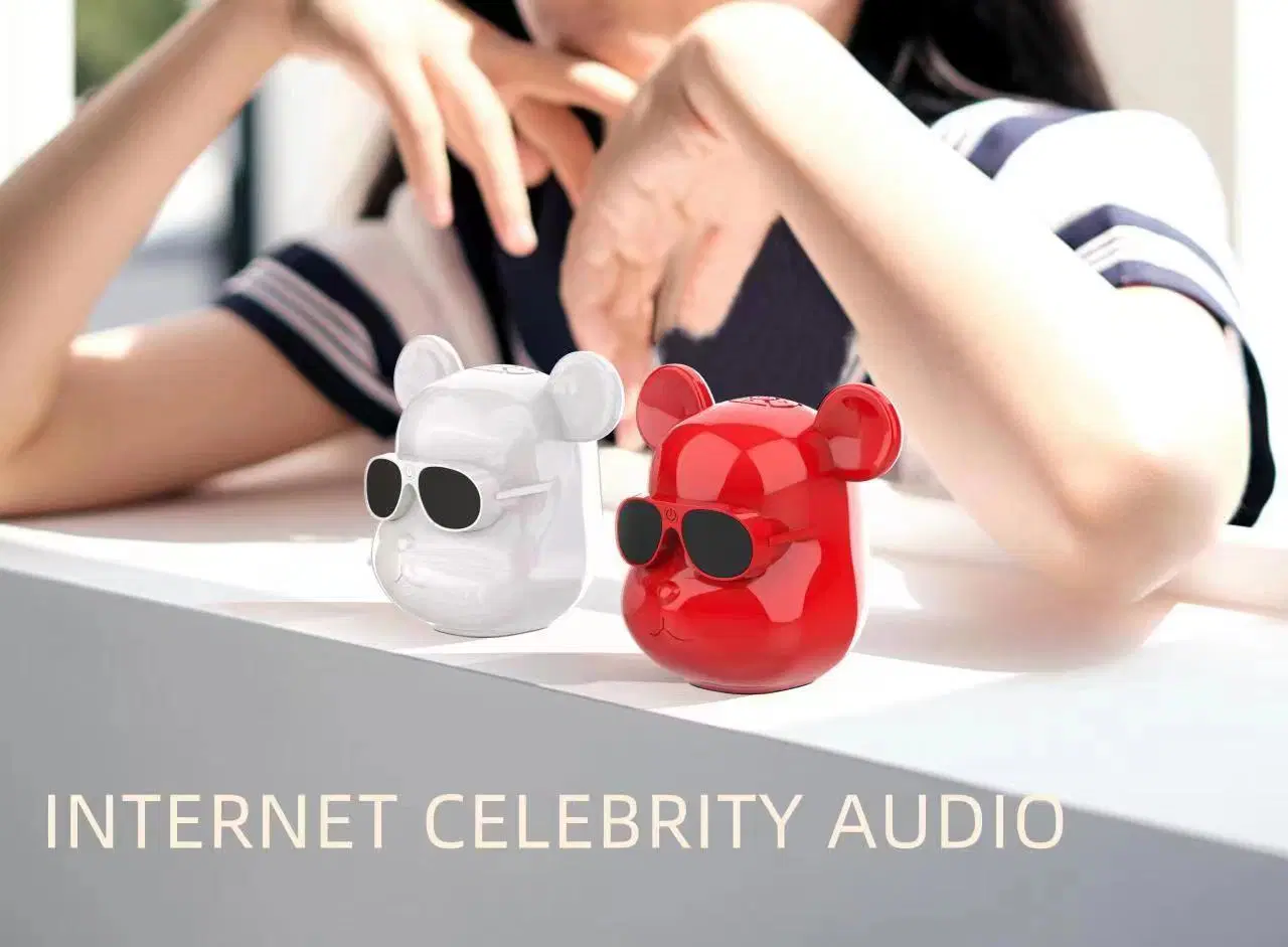 Mini Super Power Desktop popular Online popular violento Bear LD-L15 Bluetooth Audio Trend Play Creative USB Bear Head