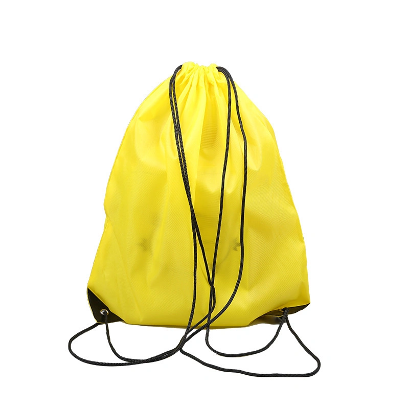 Wholesale/Supplier Promotion Reusable Nylon Polyester Waterproof Shopping Tote Bag Customizable Small Drawstring Pouch Bag