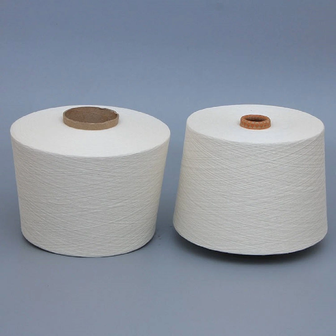 Csy Polyester Ne16+ 50d Spandex Core Siro Spun Yarn for Denim