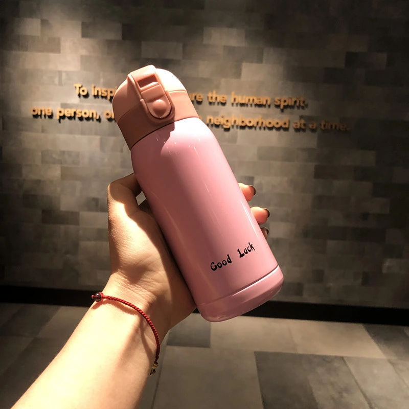 Goodluck Thermos Cup Männer und Frauen Cute Instagram einrichten Stände Studenten Wasserflaschen Teetasse Begleiter Geschenk Großhandel/Lieferant