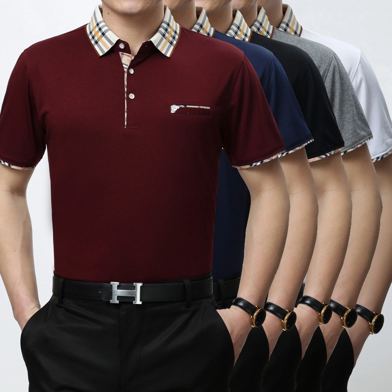 Very High quality/High cost performance  100% Cotton Polo Shirt with Embroidery Logo