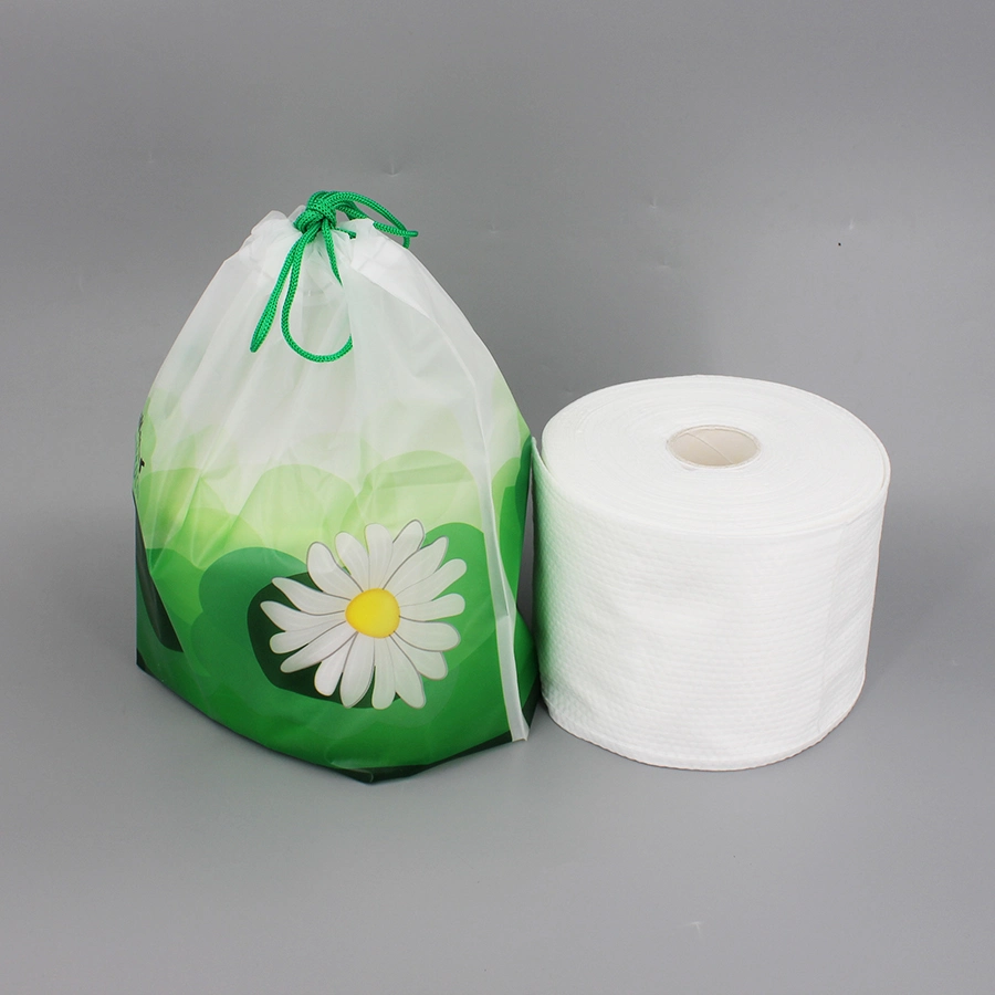 100% Organic Cotton Disposable Face Towel Facial Cleansing Tissue