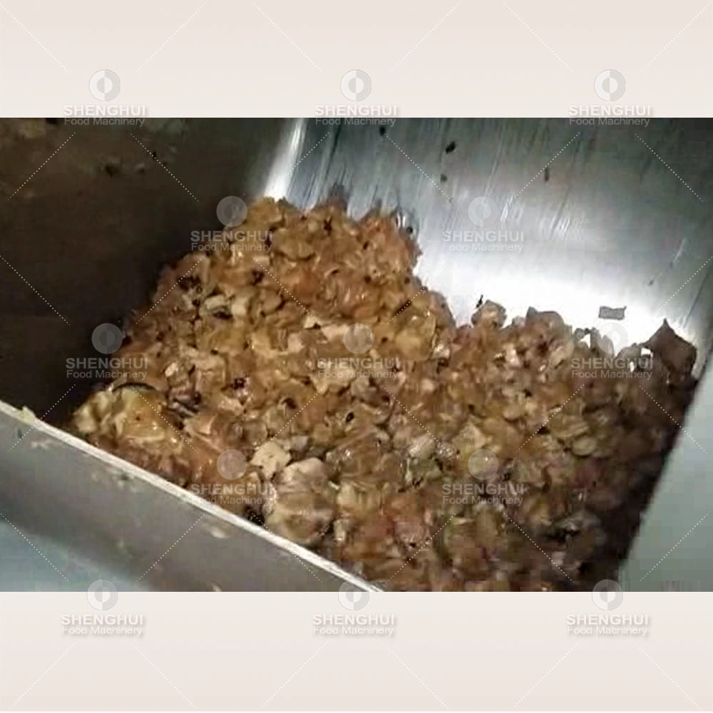 Pechuga de Pollo carne máquina mezcladora automática máquina laminadora de bloqueo de la carne de vacío máquina