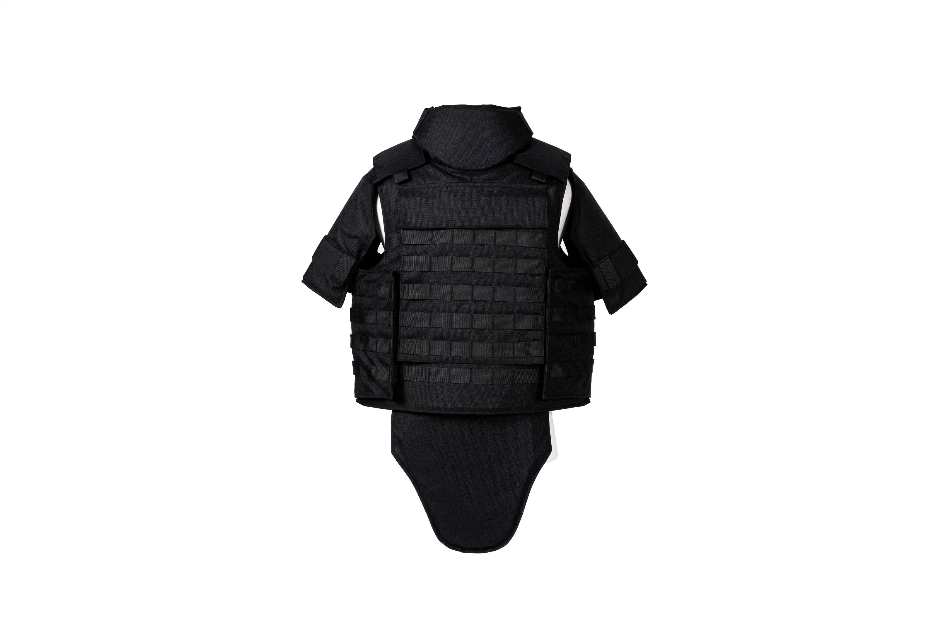 Military Style Black Jacket Ballistic Tactical Bulletproof Pure PE Vest Body Armor