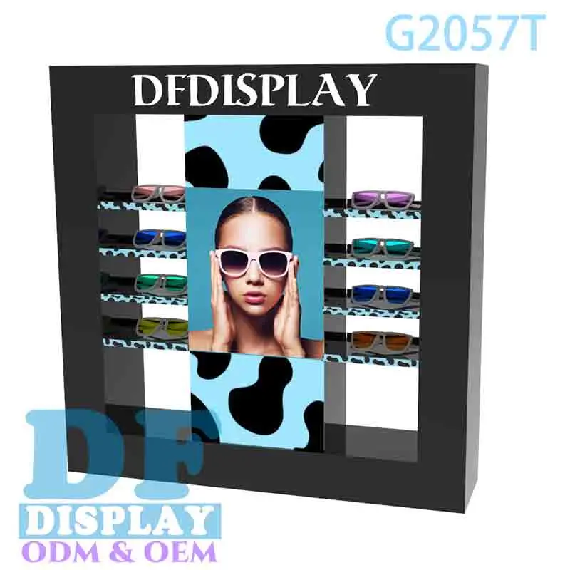 Eyewear Table Eyeglasses Wall Cabinet Optical Display Sunglasses Display Shelf Sunglass Display Counter Optical Shop Display Shelf