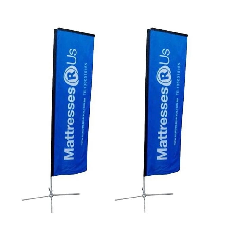 Custom Promotional Flyingflying Banner Beach Feather Flag for Advertising Exhibition Event Outdoor