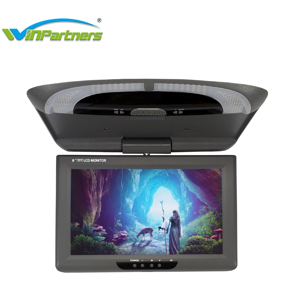 9 Inch Car Monitor Roof Mount LCD Color Roof Mount Display