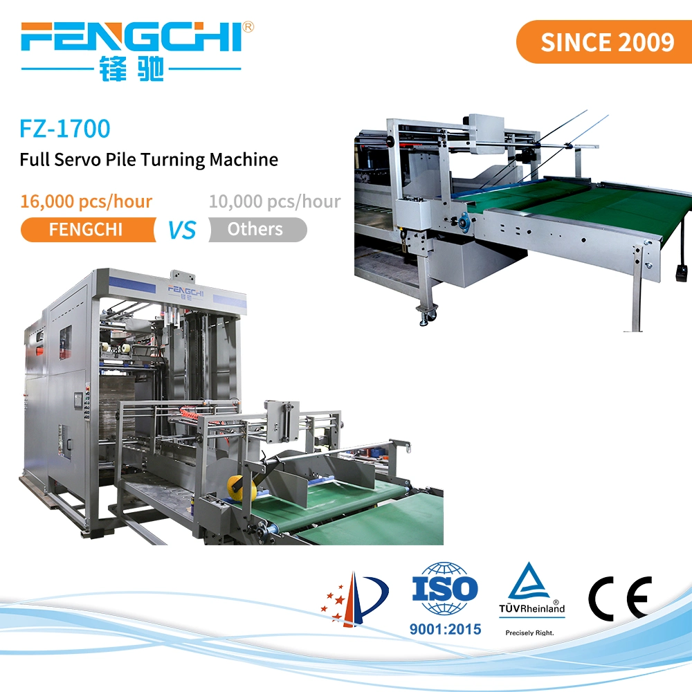 Digital Post Press Machinery Carry and Turn Printed Paper Intelligent Paper Pile Turner Machine